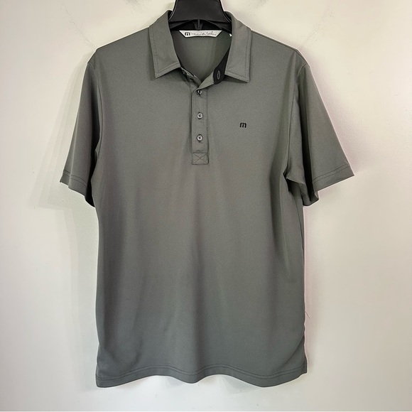 Travis Mathew Gray Polo shirt Medium - Picture 2 of 10